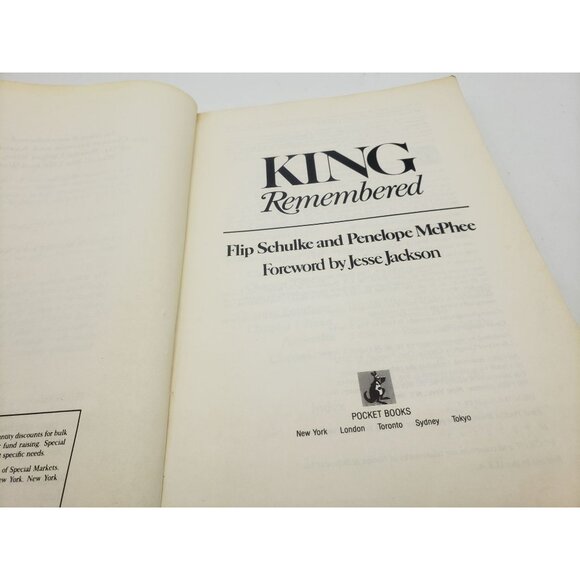 King Remembered By Flip Schulke and Penelope McPhee Jesse Jackson Forward 1986 - Picture 4 of 14